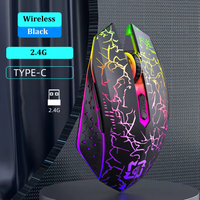 Blanc câblé 2,4 GHz Noir